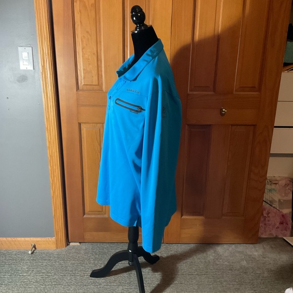 Men’s Oakley pullover. Sz XL. EUC PGA Tour vibrant blue - Picture 4 of 7